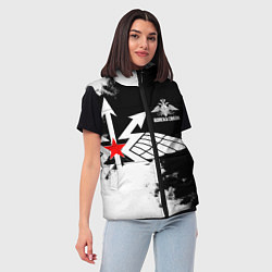 Женский жилет Войска связи, цвет: 3D-черный — фото 2