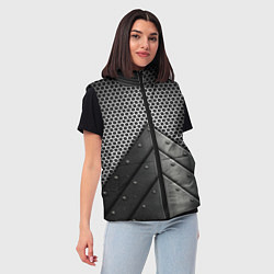 Женский жилет Броня металлическая, цвет: 3D-черный — фото 2