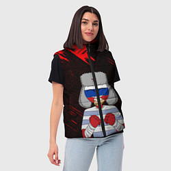 Женский жилет CountryHumans, цвет: 3D-черный — фото 2