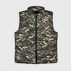 Женский жилет Именной камуфляж Иван, цвет: 3D-светло-серый