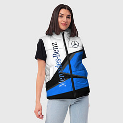 Женский жилет Mercedes-Benz, цвет: 3D-светло-серый — фото 2