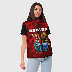 Женский жилет ROBLOX, цвет: 3D-красный — фото 2