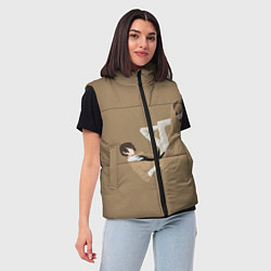 Женский жилет Osamu Dazai, цвет: 3D-черный — фото 2