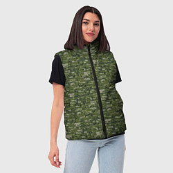 Женский жилет Камуфляж, цвет: 3D-светло-серый — фото 2
