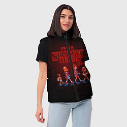Женский жилет STRANGER THINGS, цвет: 3D-черный — фото 2
