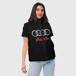 Женский жилет AUDI, цвет: 3D-черный — фото 2