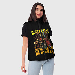 Женский жилет СЛАВЯНЕ, цвет: 3D-красный — фото 2