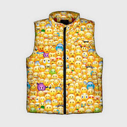 Женский жилет Смайлики Emoji, цвет: 3D-красный