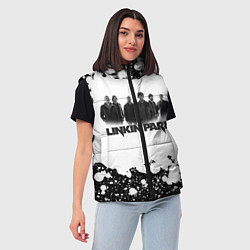 Женский жилет LINKIN PARKспина, цвет: 3D-черный — фото 2