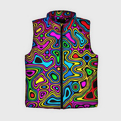 Женский жилет Психоделика, цвет: 3D-черный