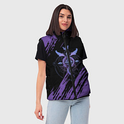 Женский жилет Стальной алхимик, цвет: 3D-красный — фото 2