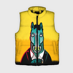 Женский жилет BoJack Horseman, цвет: 3D-черный