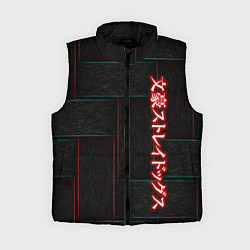 Женский жилет Bungou Stray Dogs, цвет: 3D-черный