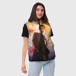 Женский жилет DOCTOR WHO, цвет: 3D-красный — фото 2