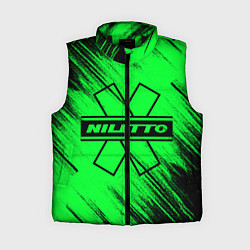 Женский жилет NILETTO, цвет: 3D-черный