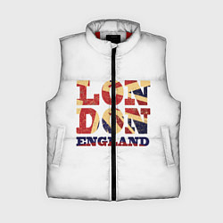 Женский жилет London, цвет: 3D-красный