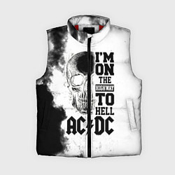 Женский жилет I'm on the highway to hell ACDC, цвет: 3D-красный