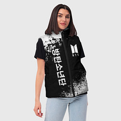 Женский жилет BTS, цвет: 3D-черный — фото 2