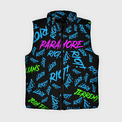 Женский жилет Paramore RIOT!, цвет: 3D-светло-серый