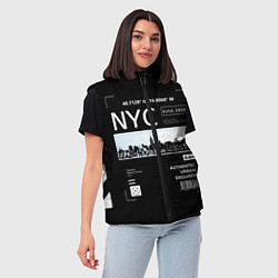 Женский жилет Off-White: NYC, цвет: 3D-красный — фото 2