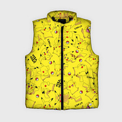 Женский жилет ПИКАЧУ, цвет: 3D-черный