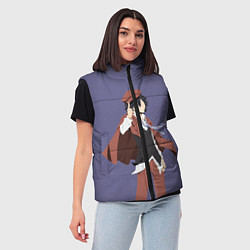 Женский жилет Ranpo Edogawa, цвет: 3D-черный — фото 2