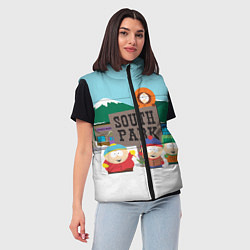 Женский жилет ЮЖНЫЙ ПАРК, цвет: 3D-черный — фото 2
