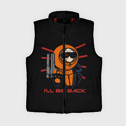 Женский жилет K-800, цвет: 3D-красный