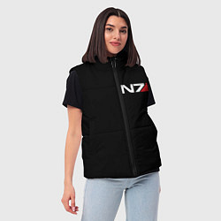 Женский жилет MASS EFFECT N7, цвет: 3D-красный — фото 2