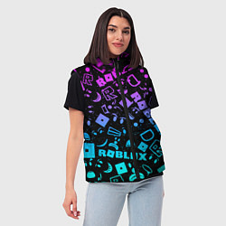 Женский жилет Roblox, цвет: 3D-светло-серый — фото 2