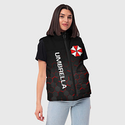 Женский жилет UMBRELLA CORP, цвет: 3D-красный — фото 2