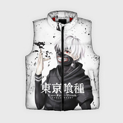Женский жилет Токийский гуль, цвет: 3D-красный