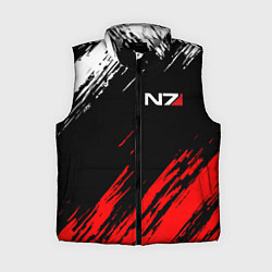Женский жилет MASS EFFECT N7, цвет: 3D-светло-серый