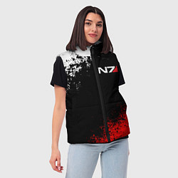 Женский жилет MASS EFFECT N7, цвет: 3D-красный — фото 2