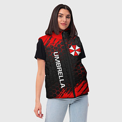 Женский жилет UMBRELLA CORP, цвет: 3D-красный — фото 2