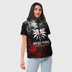 Женский жилет The Witcher 3, цвет: 3D-черный — фото 2