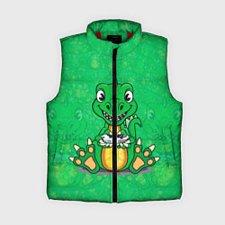 Женский жилет Дракоша-геймер, цвет: 3D-красный