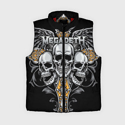 Женский жилет Megadeth, цвет: 3D-красный