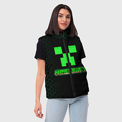 Женский жилет Minecraft, цвет: 3D-красный — фото 2