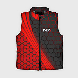 Женский жилет Mass Effect N7, цвет: 3D-светло-серый