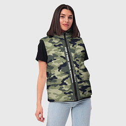 Женский жилет Пограничные Войска камуфляж, цвет: 3D-черный — фото 2