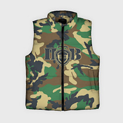 Женский жилет Пограничные Войска камуфляж, цвет: 3D-светло-серый
