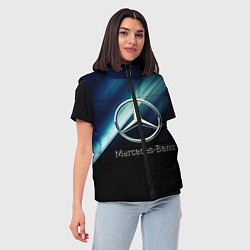 Женский жилет Mercedes, цвет: 3D-красный — фото 2