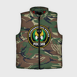 Женский жилет Автомобильные войска камуфляж, цвет: 3D-красный