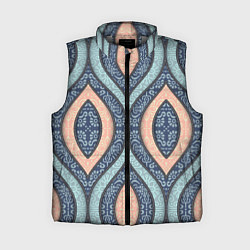 Женский жилет Восточный орнамент, цвет: 3D-светло-серый