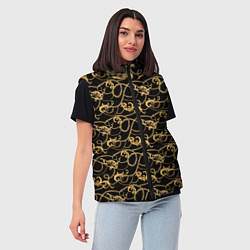 Женский жилет Versace, цвет: 3D-светло-серый — фото 2