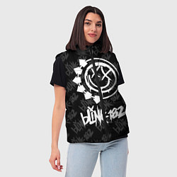 Женский жилет Blink-182 4, цвет: 3D-красный — фото 2