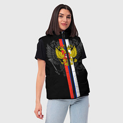 Женский жилет Россия, цвет: 3D-красный — фото 2