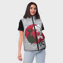 Женский жилет Japan style, цвет: 3D-светло-серый — фото 2