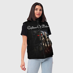 Женский жилет Children of Bodom 9, цвет: 3D-красный — фото 2